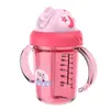 Taza de Agua para Niños, Taza de Plástico con Popote de Gran Capacidad, Taza Portátil para Beber Agua de Bebé, Anti-Caídas y a Prueba de Fugas, Taza de Agua de Verano al por Mayor