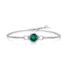 Pulsera de Plata de Ley 925 con Zafiro de Cultivo Lujo Ligero Color Nicho Resistente al Desgaste Venta Directa de Fábrica Venta al por Mayor desde 1 Pieza Soporte para Dropshipping