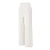 Pantalones de yoga anchos, finos y fluidos para mujer, de cintura alta con un bolsillo trasero, elásticos, de secado rápido, pantalones deportivos largos de pierna recta para mujer
