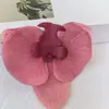 Pinza para el pelo de cabeza de orquídea mariposa simulada Tocado de flor Guirnalda de pared de flores Forma floral Flor artificial Flor artificial para manualidades Cabeza de flor Material