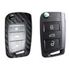 [Ventas Directas de Fábrica y Estilos Completos] Funda de Silicona para Llave con Patrón de Fibra de Carbono, Bolso para Llave Específico para Coche Transfronterizo