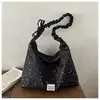 Bolsa de Lona de Gran Capacidad con Lazo y Lunares, Estilo Nuevo de Moda de Nicho, Bolso de Hombro Tote para Mujer, Primavera 2026
