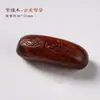 Clássicos de Negócios Sândalo Verde e Sândalo Vermelho Esculpido Dragão Antigo Tubo Curvo Artesanato DIY Criativo Acessórios de Pulseira da Moda