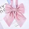 Corbata de lazo jk sin nudos raíz de pluma gigante estilo universitario femenino corbata estudiante uniforme académico foto de graduación flor de cuello uniforme escolar lazo