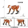 Juguete de Modelo Animal Sólido para Niños Simulación Primates Mono Gorila Simio Chimpancé Regalo Cognitivo