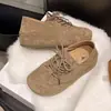 Zapatos Birkenstock Casuales Retro para Mujer 2025 Otoño Nuevos Zapatos Planos Versátiles de Suela Moral Zapatos de Suela Blanda Zapatos de Frijol Perezoso