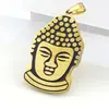 Acero inoxidable Buda Cabeza de Buda Flor de loto Calavera colgante para hombres y mujeres Joyería de comercio exterior europea y americana fabricantes al por mayor