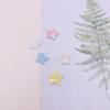 1,5cm Glitter Dourado Brilhante Estrela de Cinco Pontas Coração de Pêssego Materiais para Decoração de Unhas DIY Acessórios para Presilha de Cabelo Infantil Coração de Amor