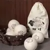 Pelota secadora de lana al por mayor transfronteriza antiestática anti-enrollado pelota de lavandería ropa esponjosa bola de lana suministro al por mayor