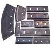 Acero al Manganeso 65 Cuchilla de Cortacésped Doble Cara Doble Filo Dos Agujeros Tres Agujeros Doméstica Pequeña Cuchilla de Corte Picadora de Hierba Cuchilla de Mover Hierba Base de Cuchilla Fija