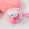 Monedero de Felpa Lindo de Dibujos Animados, Estuche para Auriculares de Muñeca 3D Femenino, Bolsa Portátil con Cremallera para Guardar Monedas al por Mayor