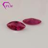 Atacado da fábrica de gemas de Wuzhou 5# redondo e de formato especial corindo vermelho pedra nua rubi sintético 5 corindo vermelho