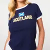 Verano 2026 Tops Cortos para Mujer Camiseta Bordada con Bandera de Letras Nacionales Jersey del Mundial Venta al por Mayor Comercio Exterior Y2K