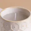 Vela perfumada casera hecha a mano DIY taza de cerámica de soja recipiente para velas decoración de hotel Marrón