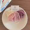 Elástico de Cabelo Dopamine de Malha Larga para Mulheres, Elástico de Alta Elasticidade, Faixa de Cabelo com Estilo Fresco, Acessório de Cabelo Versátil