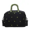 Bolsa de viagem transfronteiriça de alta qualidade, elegante, com laço, de grande capacidade, mala de bagagem, bolsa de ombro, bolsa tote acolchoada, bolsa de academia e bolsa de mão