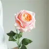 Flores Artificiales Transfronterizas, Rosas Realistas de Alta Gama, Rosas Hidratantes Que Se Sienten Como Flores Reales, Decoraciones de Boda, Flores Falsas para Decoración del Hogar