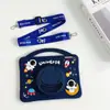 Funda para Tableta Mini6 Mini45 Astronauta de Dibujos Animados Mini7 Cubierta Protectora de Silicona Mini23 Bolso Ranura para Bolígrafo Rotación