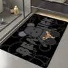 Alfombrilla de baño, alfombrilla absorbente de agua y de secado rápido para la entrada del baño o el inodoro