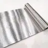 Adesivos de Parede Autoadesivos Imitação de Metal Aço Inoxidável Espelho Papel de Parede Decoração de Parede Papel de Parede Decorativo À Prova de Óleo Adesivos de Cozinha Anticolisão