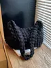Bolsa nuvem plissada na axila da moda, nova bolsa transversal fofa popular, bolsa de inverno para mulheres, outono e inverno
