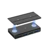 Suministro Directo Transfronterizo de Estación de Acoplamiento USB Magnética de Aleación de Aluminio Hub Adaptador de Alta Velocidad 5Gbps para Placa Perforada de Chasis