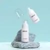 Botella de Loción en Spray de Forma Plana 50g 80g PET Blanco Impreso Fabricante de Empaques Cosméticos Botella Dispensadora al por Mayor