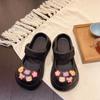 Zapatos de Cueva Estilo Princesa de Moda para Mujer Ropa de Verano para Exteriores Sandalias y Pantuflas de Dibujos Animados Baotou de Moda para Pareja
