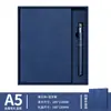 Set de regalo de caja para cuaderno personalizado, cuaderno, bolígrafo, unidad USB con grabado, se puede imprimir con logo, regalos promocionales corporativos personalizados