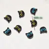 Venda quente acrílico pateta cabeça de gato preto DIY feito à mão miçangas acessórios de cabelo corrente para celular pulseira material acessórios