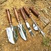 Ganhai Tools Set de Jardinería de Playa Cultivo de Flores Pala de Acero Inoxidable Azada Pala Herramientas para Flores Pala Pequeña