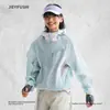 Chamarra con Capucha de Bloques de Color para Hombre para Exteriores, Estilo Otoño, Moda Callejera, Bolsillos con Cremallera, Corte Holgado, Abrigo Deportivo a Prueba de Viento