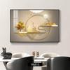 Pintura decorativa de lujo para restaurante, luz, alce azul, abstracta, para sala de estar, pintura colgante, pancarta minimalista moderna, mural para comedor.