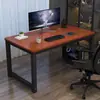 Mesa rectangular para computadora de escritorio, escritorio para oficina en casa, escritorio para estudiante, mesa de estudio, escritorio simple, mesa pequeña para dormitorio