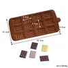 Molde de Silicona para Galletas de Chocolate tipo Waffle de 12 Piezas Cuadrado con Rejilla de Waffle Molde para Pastel Helado Dulces