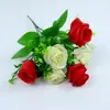Hengfang Fabricante de Flores Artificiales Venta Directa de Rosas Artificiales, Varios Tipos de Flores Decorativas Artificiales, Accesorios para Fotografía, Manojos Pequeños de Flores al por Mayor