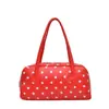 Bolso de mano de lunares estilo coreano 2026, un bolso casual y de moda para el trabajo, perfecto para el uso diario