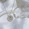 Amo trevo de quatro folhas dois colar mulheres uma corrente de clavícula fashion multicamadas pingente de diamante som de chocalho mercadorias ao vivo de celebridade da internet