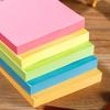 Notas Adhesivas Transfronterizas Coloridas Desprendibles Adhesivo Fuerte N Veces Papel Ladrillo para Notas de Oficina Pegatinas de Etiqueta para Libreta de Estudiante