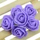 500 Flores Artificiais Rosa de Espuma de Pe Flor de Rosa Materiais para Fazer Urso Rosa Artesanal DIY Flores para Guirlanda de Presente