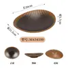 Vajilla Estilo Rústico Imitación Porcelana Melamina, Tazón para Hielo Seco de Tripa, Plato Rectangular para Carne de Res, Plato de Forma Especial para Tripa, Exclusivo para Restaurantes de Hot Pot