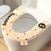 Cubierta Impermeable para Asiento de Inodoro de Eva, Lavable y Adecuada para Todas las Estaciones, Tipo Adhesivo, Anillo Lindo para Asiento de Inodoro para Uso en Casa