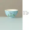 Taza de Té de Cerámica Pintada a Mano con Esmalte Yanyan Bajo Esmalte Tamaño Pequeño para el Hogar Taza para Cata de Té Taza para Invitados Juego de Té Gongfu Taza para el Anfitrión