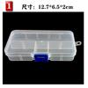 Luya bait box Luya erbium set box acessório caixa 10 grid fishing tackle box plastic box Luya acessórios Luya isca
