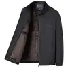 Chaqueta de Invierno de Terciopelo Engrosado para Papá, Ropa de Abrigo para Hombres de Mediana Edad de 40-50 Años, Ropa de Abrigo Delgada de Algodón para Mediana Edad y Personas Mayores, Ropa para Personas Mayores