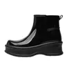 Zapatos de Lluvia Transfronterizos que Aumentan la Altura para Mujer, Suela Suave, Cómodos, Versátiles, Zapatos de Agua, Coreanos, Dopamina, de Goma Antideslizante para Mujer