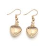 Colgante de corazón CCB, colgante de amor, colgante individual con cuentas de plástico en forma de corazón, collar, pulsera, accesorios para hacer uno mismo