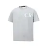 26Ss Transfronterizo Cole Buxton Estampado de Letras Estilo Callejero de Verano Unisex Holgado Casual Pareja Versátil Camiseta de Manga Corta Moderna