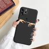 Para iPhone15 funda de teléfono de línea de planeta astronauta latido de corazón de dibujos animados