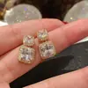 Pendientes de Perla de Lujo de Gama Alta para Mujer, Nuevos Pendientes Populares de Moda de Celebridades de Internet, Diseño de Nicho, Elegantes y Super Brillantes